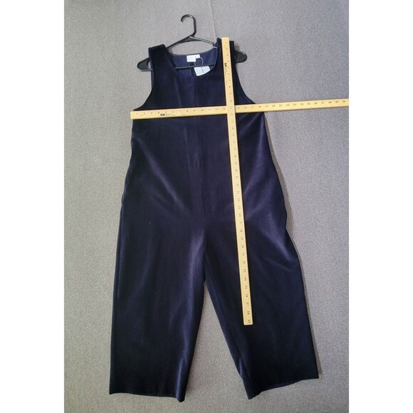 ASOS WHITE Size 4 Blue Corduroy Ankle Crop Jumpsuit 838 - Picture 8 of 11